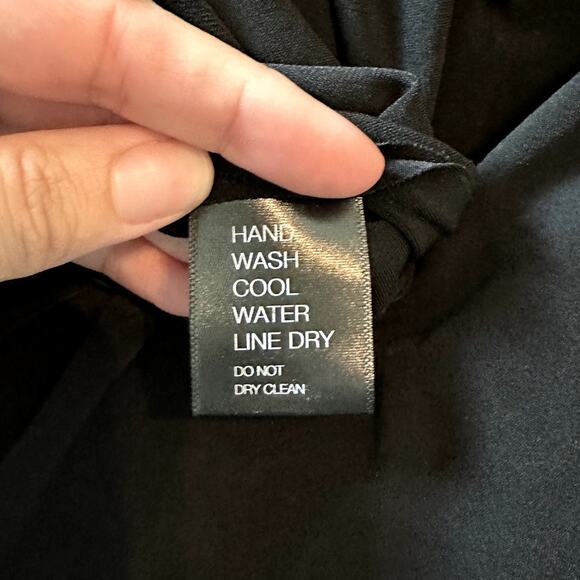 Norma Kamali Black One-Shoulder Midi Dress - Picture 11 of 11